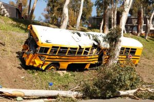 Students Injured In Santa Paula School Bus Accident By South Mountain Road and Balcom Canyon Road